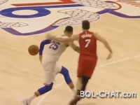 Nervous Dragic hit Simmons with a fist