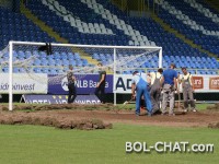 Na Grbavici počele pripreme za utakmicu reprezentacije BiH protiv Belgije (FOTO)