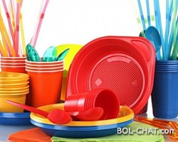 What's on the bottom of plastic packaging?