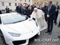 The humble Pope Francis decided to separate himself from his Lamborghini.
