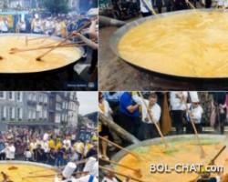 Belgijski grad ispekao golemi omlet od 10.000 jaja