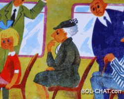 Bonton for a child of 1970: Mom's headquarters, and the baby is on the bus