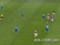 Ramsey brachte den Ball ins Tor von Milan