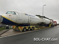 BH Airlines Flugzeug angekommen in München