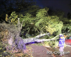 Dangerous storm: Skier killed in France, wind blows train with rails in Switzerland