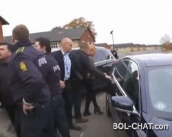 The Danish minister's car ran over the migrant woman