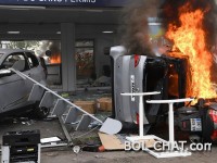 France / Paris: First May protests turned into violence