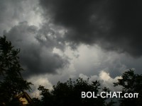 Am sonntag regnet man Regen und Gewitter in ganz Bosnien und Herzegowina